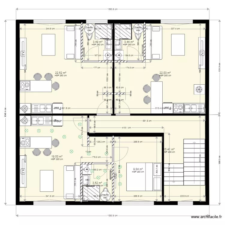 195SURESNES. Plan de 