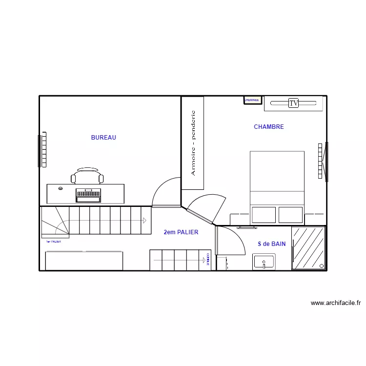 2 Etage Meubles. Plan de 2 Etage Meubles. Plan de