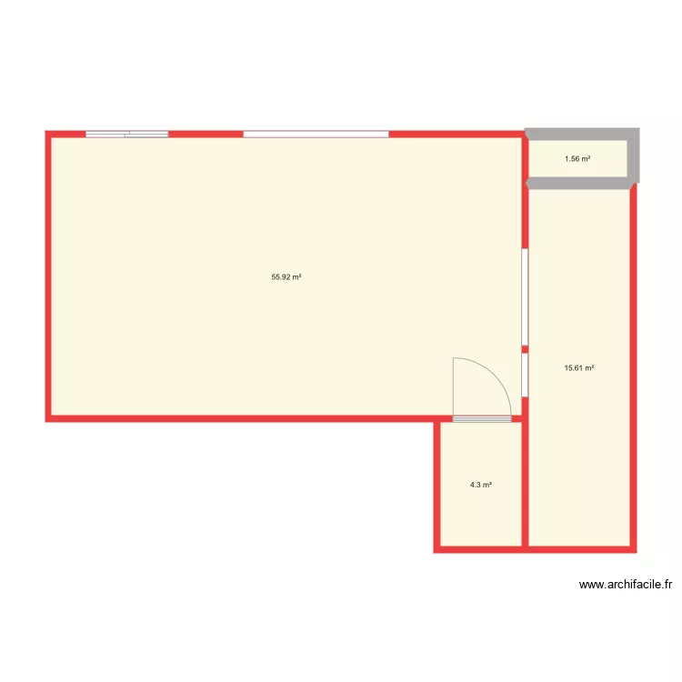 magasin wasselonne apr&egrave;s travaux. Plan de 