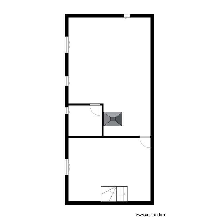 Sci Saint Dizir. Plan de 10 pièces et 161 m2