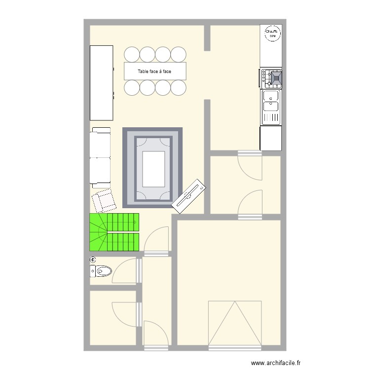 Test CFA. Plan de 0 pièce et 0 m2