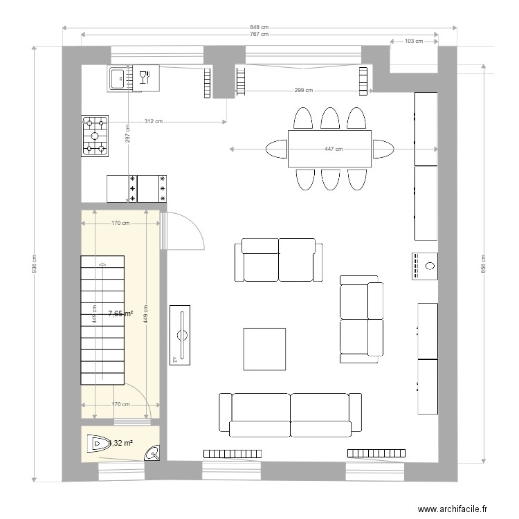 Liege janv 2022 02. Plan de 11 pièces et 89 m2