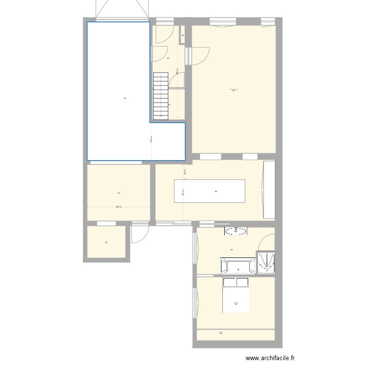 hesdigneul cuisine agrandie avec objet. Plan de 0 pièce et 0 m2