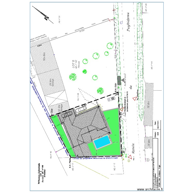 PISCINE 2. Plan de 0 pièce et 0 m2
