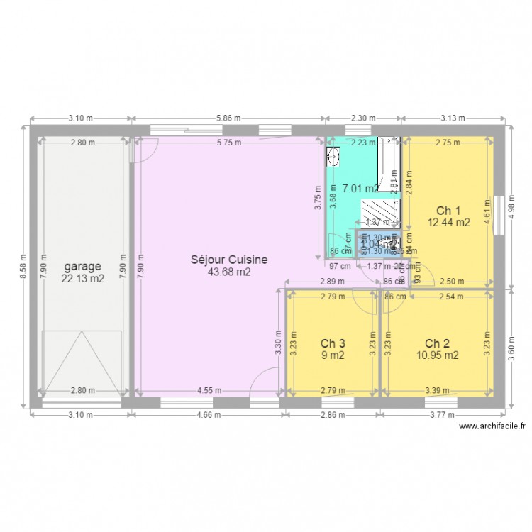 LENFANT 2. Plan de 0 pièce et 0 m2