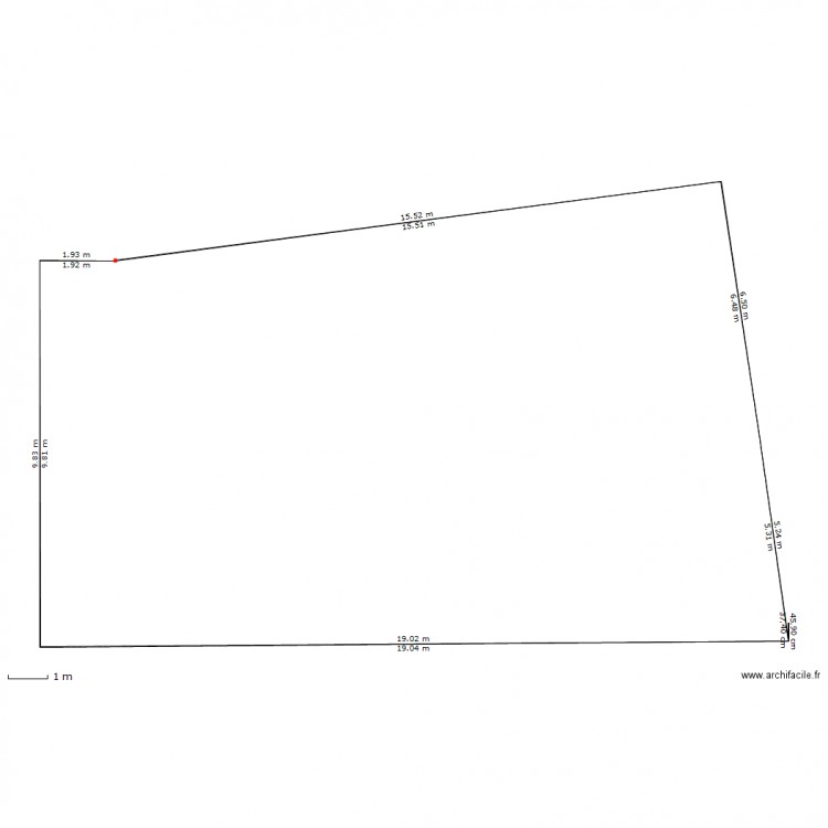 plan de masse. Plan de 0 pièce et 0 m2