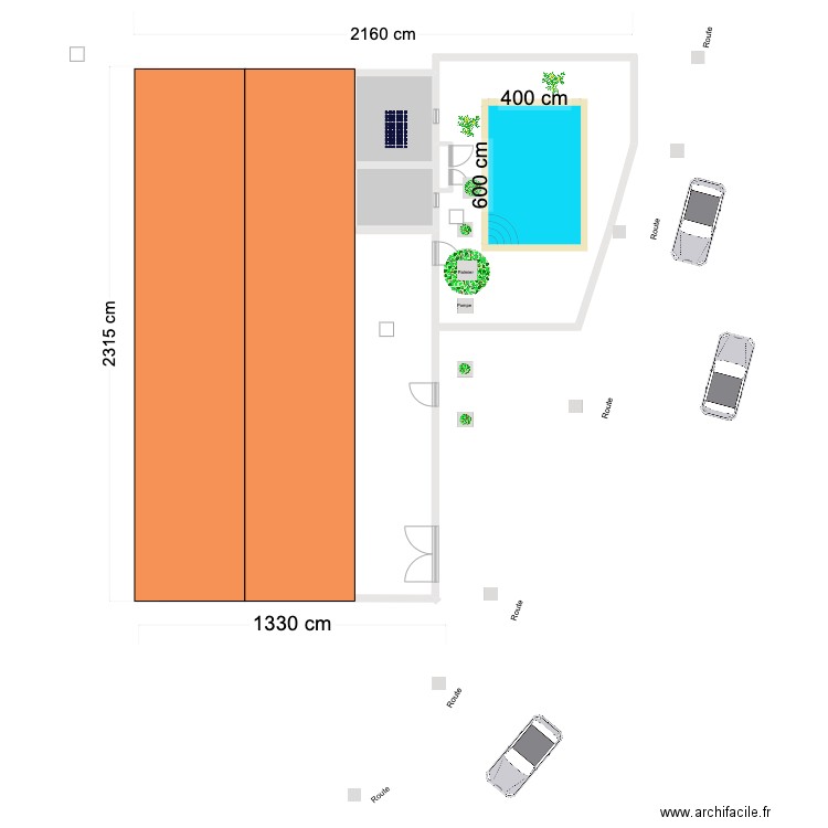 casa Venceslau pisc. Plan de 3 pièces et 223 m2