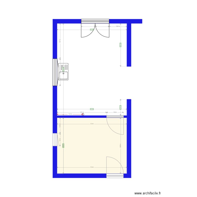 CUISSURELLES VIDE. Plan de 0 pièce et 0 m2