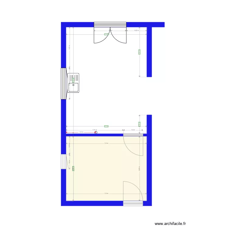 CUISSURELLES VIDE. Plan de CUISSURELLES VIDE. Plan de