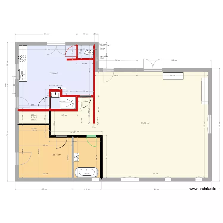 Yvrac RDC PROJET 12 05 22 . Plan de Yvrac RDC PROJET 12 05 22 . Plan de