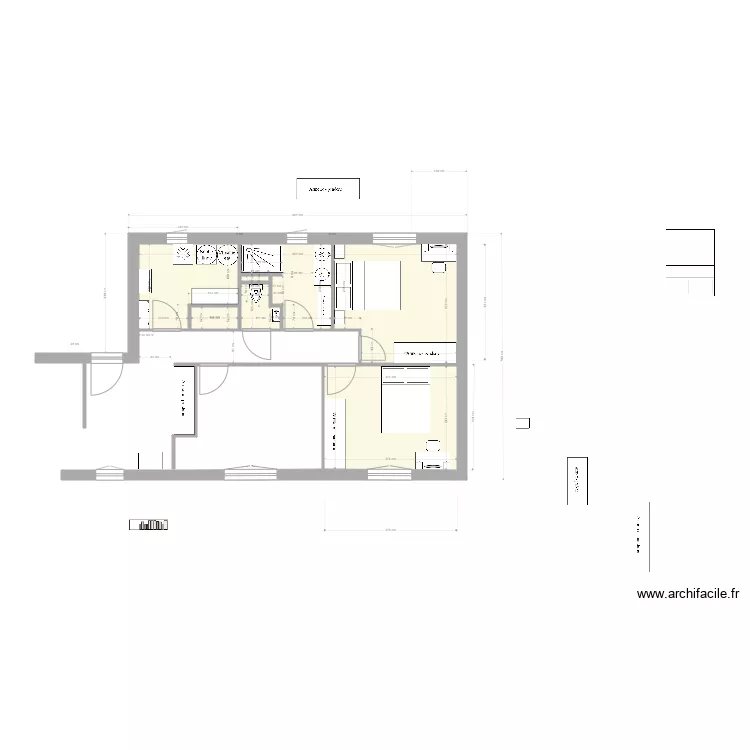 Guillaume Chambre 16 nov 2022. Plan de 