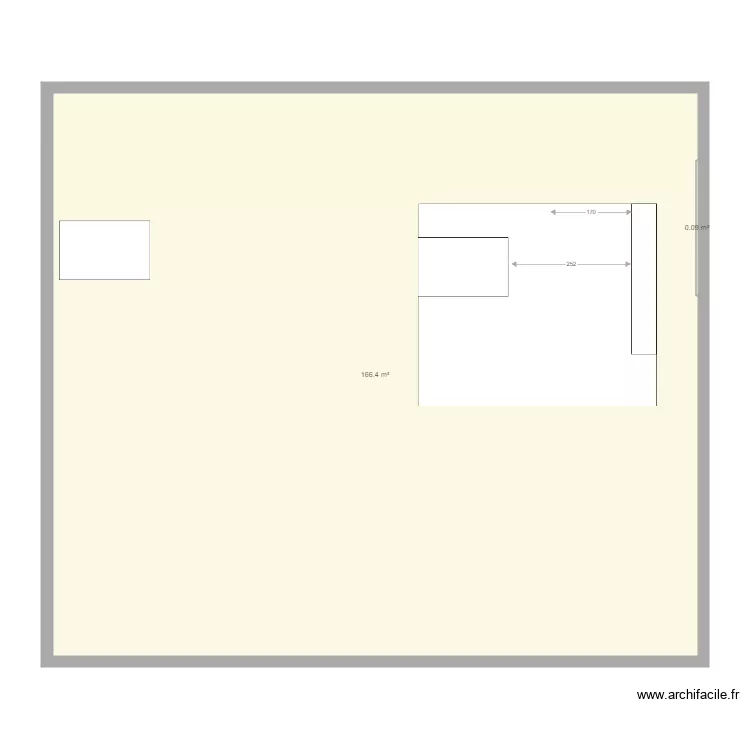 Rose plan &eacute;tage. Plan de 