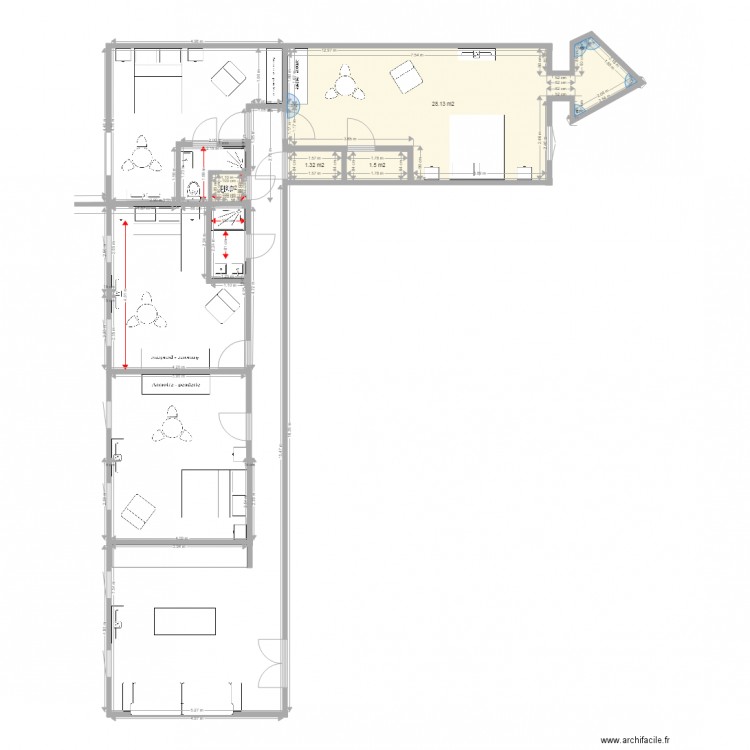 Garibaldi. Plan de 0 pièce et 0 m2