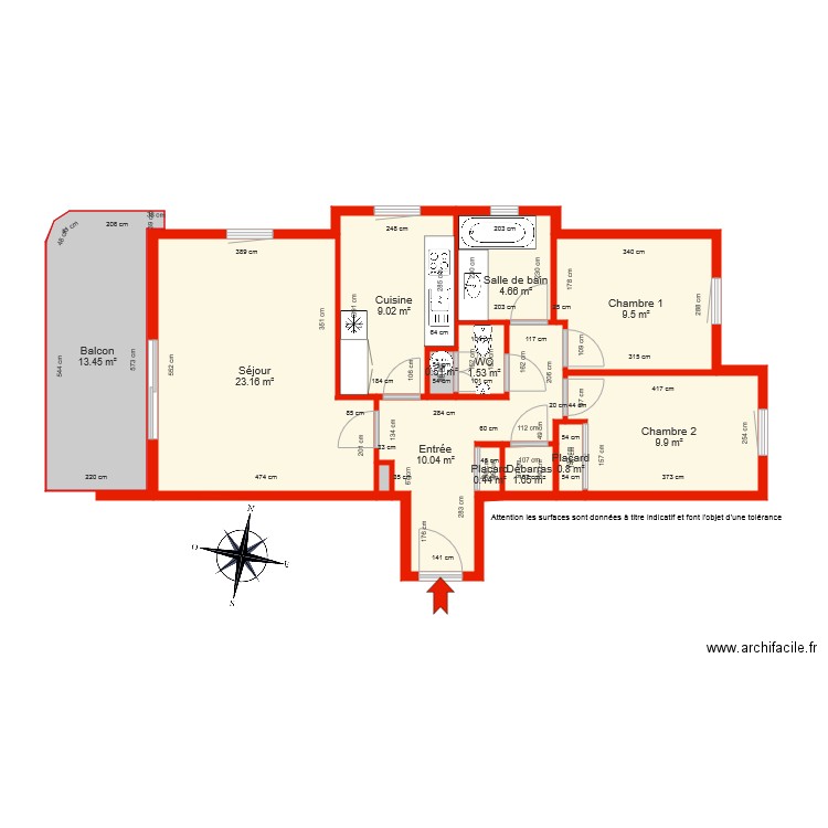 BI 6214 côté. Plan de 0 pièce et 0 m2