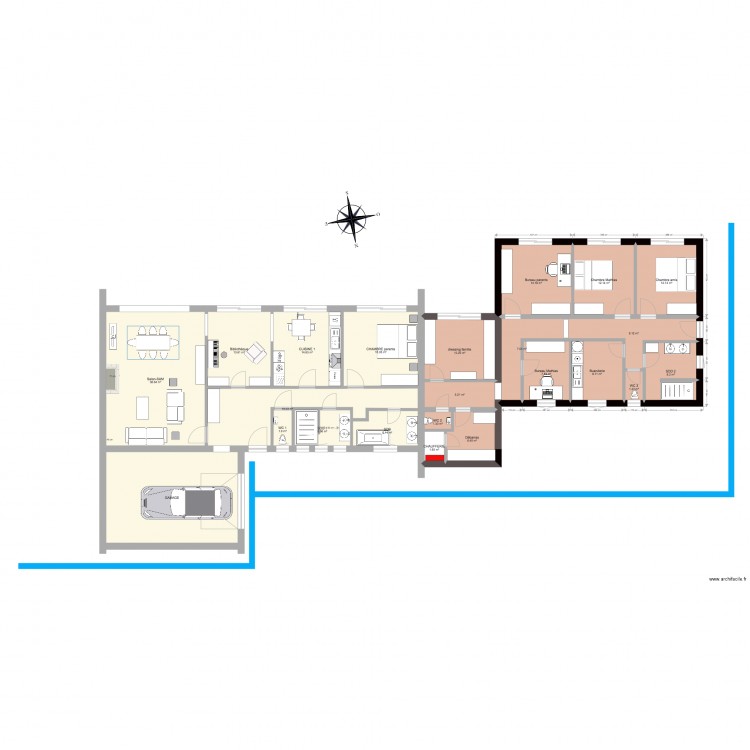 VEDRIN 104 m2 urbanisme. Plan de 0 pièce et 0 m2