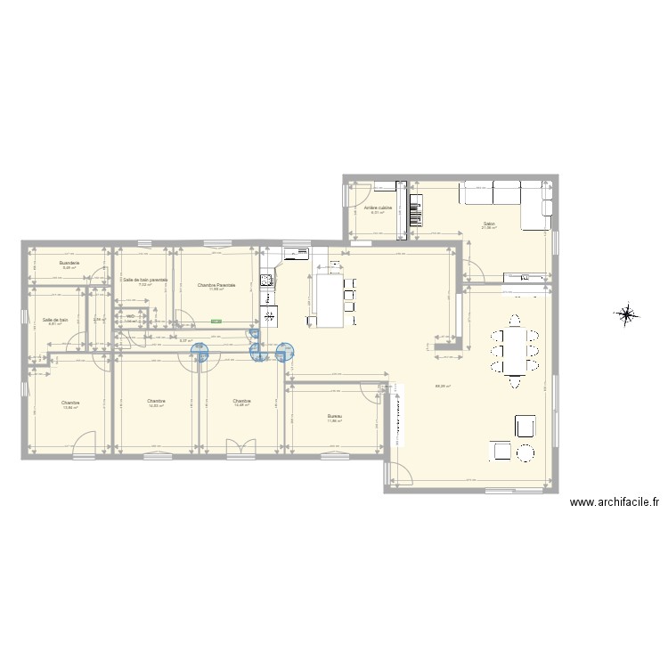 PLAN MAISON Agrandissement 2. Plan de 0 pièce et 0 m2