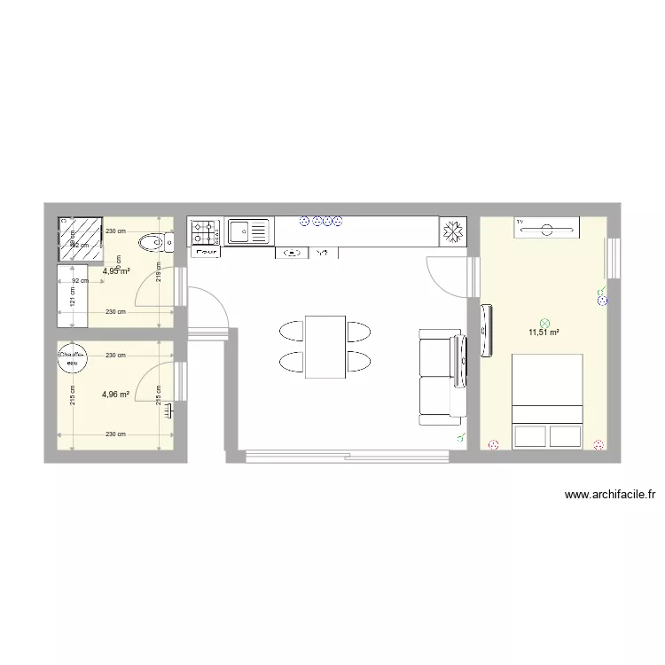 poolhouse 3. Plan de 