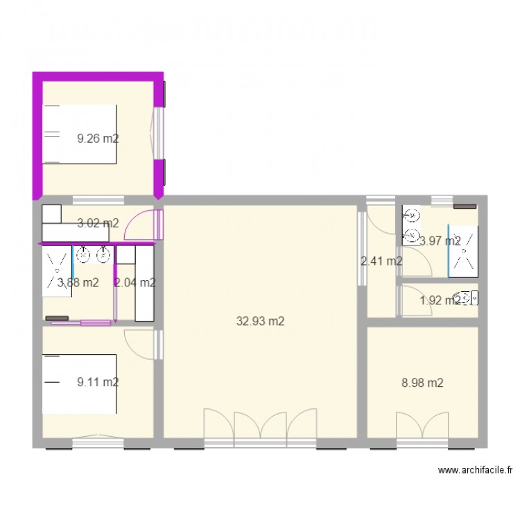 BARBATRE Coçu. Plan de 0 pièce et 0 m2