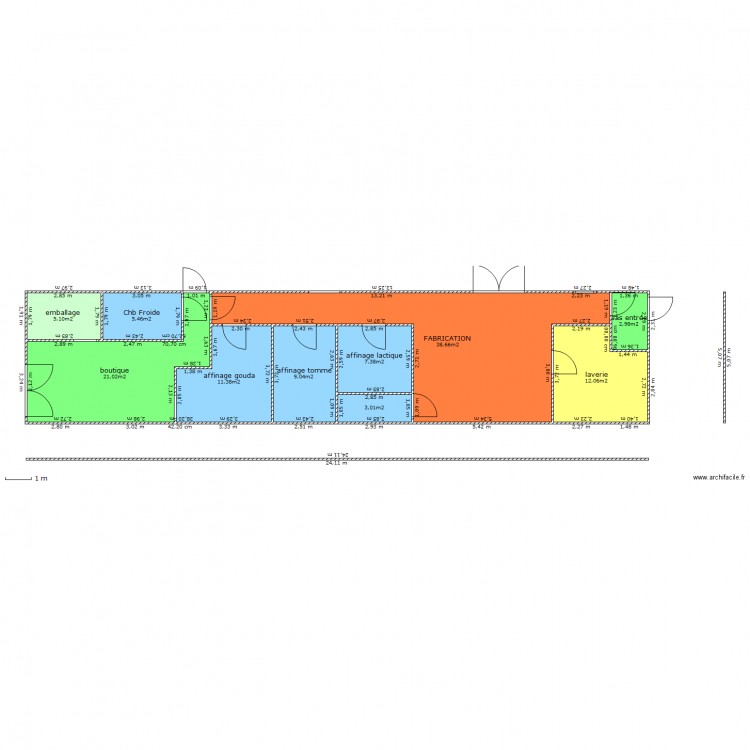 fromagerieV7. Plan de 0 pièce et 0 m2