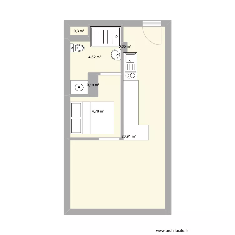 sable d'or modifi&eacute;. Plan de 