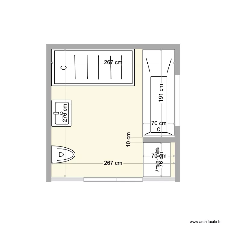 SDB Barre 2 V2. Plan de 