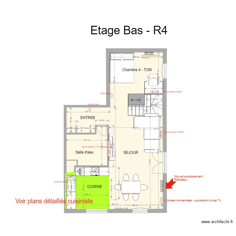 APPARTEMENT RUNGIS 4. Plan de 0 pièce et 0 m2