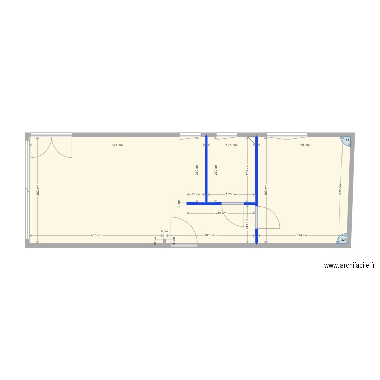 CANNES  BASE. Plan de 0 pièce et 0 m2