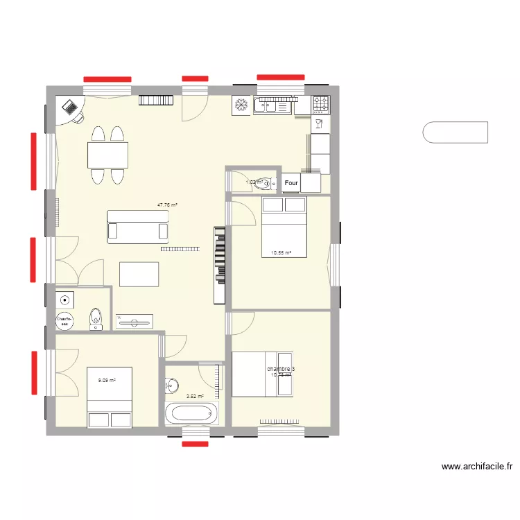 appart arlac xuxen modifie2. Plan de 