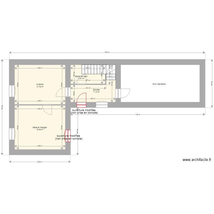 DAOUT St Germain Lespinasse. Plan de 0 pièce et 0 m2