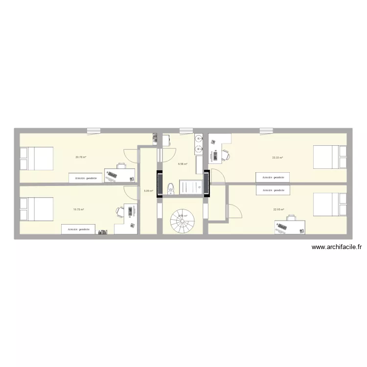 étage. Plan de étage. Plan de