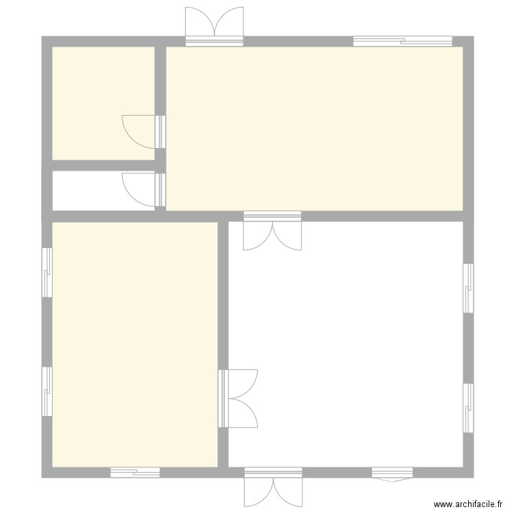 Plan Maison Principale RDC. Plan de 0 pièce et 0 m2