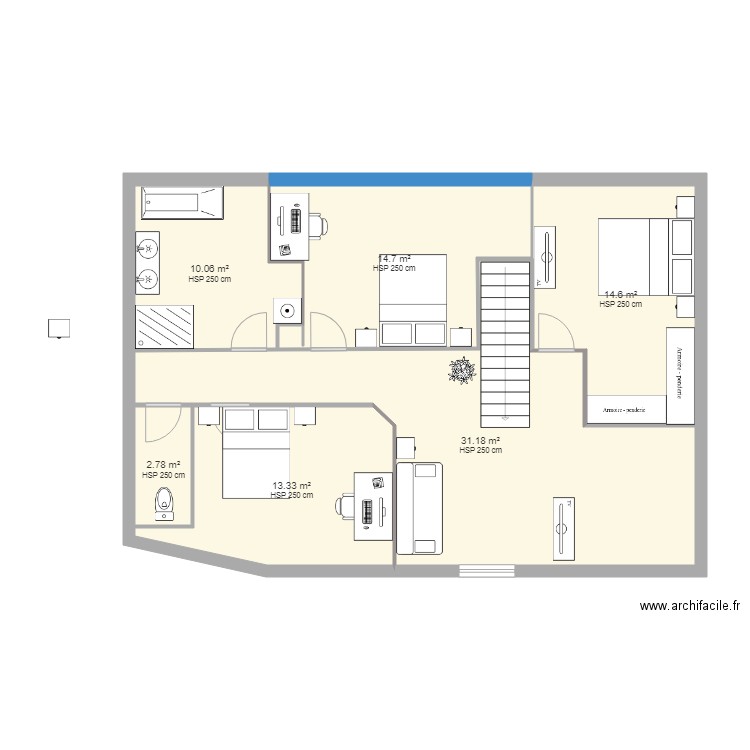 Coulans étage Aurelie1. Plan de 0 pièce et 0 m2
