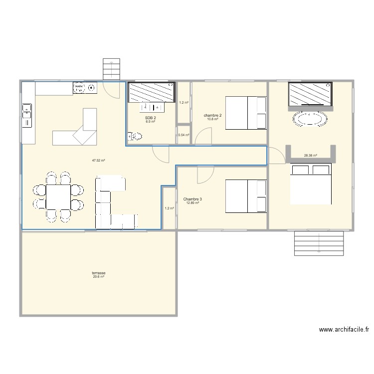 Home sweet home raiatea 2. Plan de 0 pièce et 0 m2