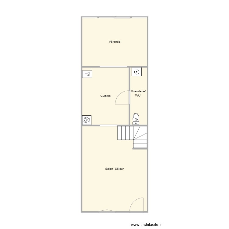 plan gac. Plan de 0 pièce et 0 m2