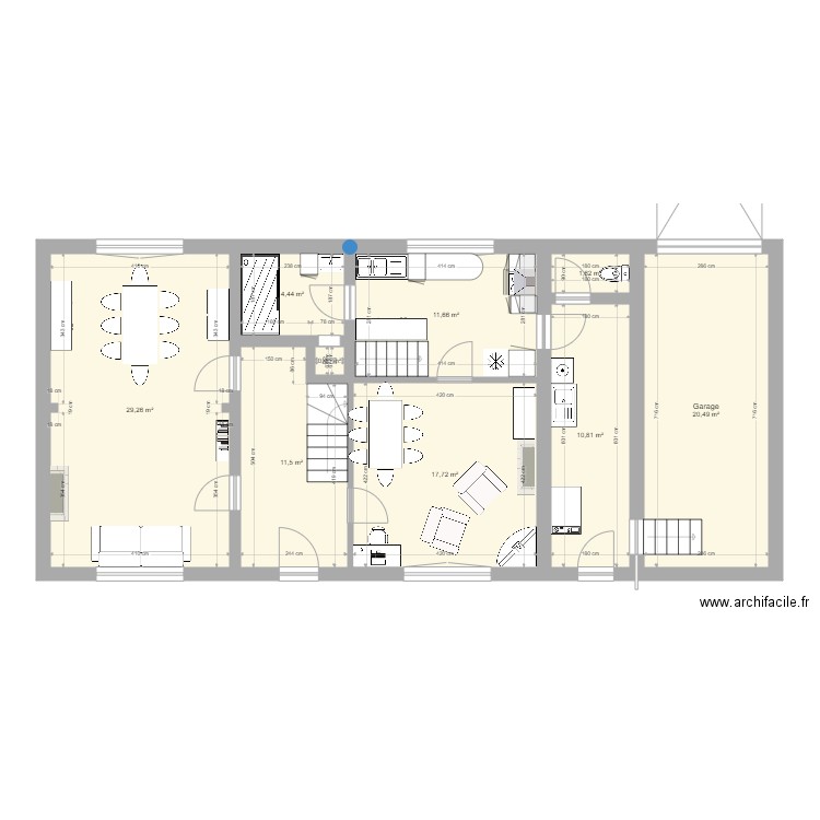 Gouy RDC. Plan de 0 pièce et 0 m2