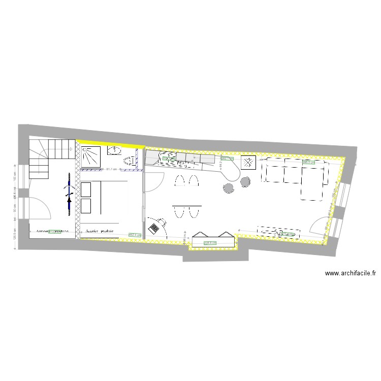 Aubière Projet3 Rdc. Plan de 0 pièce et 0 m2