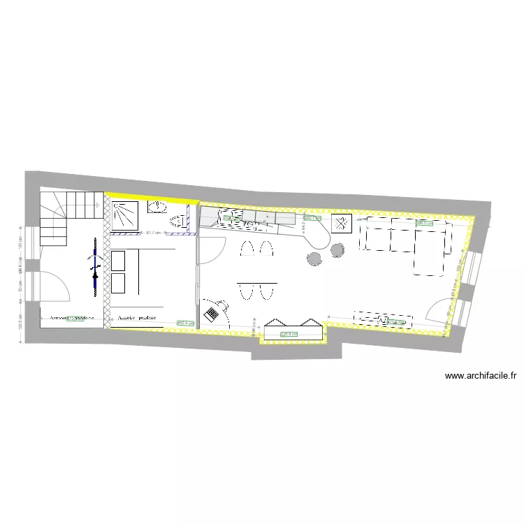 Aubi&egrave;re Projet3 Rdc. Plan de 