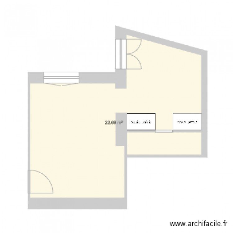Appartement. Plan de 0 pièce et 0 m2