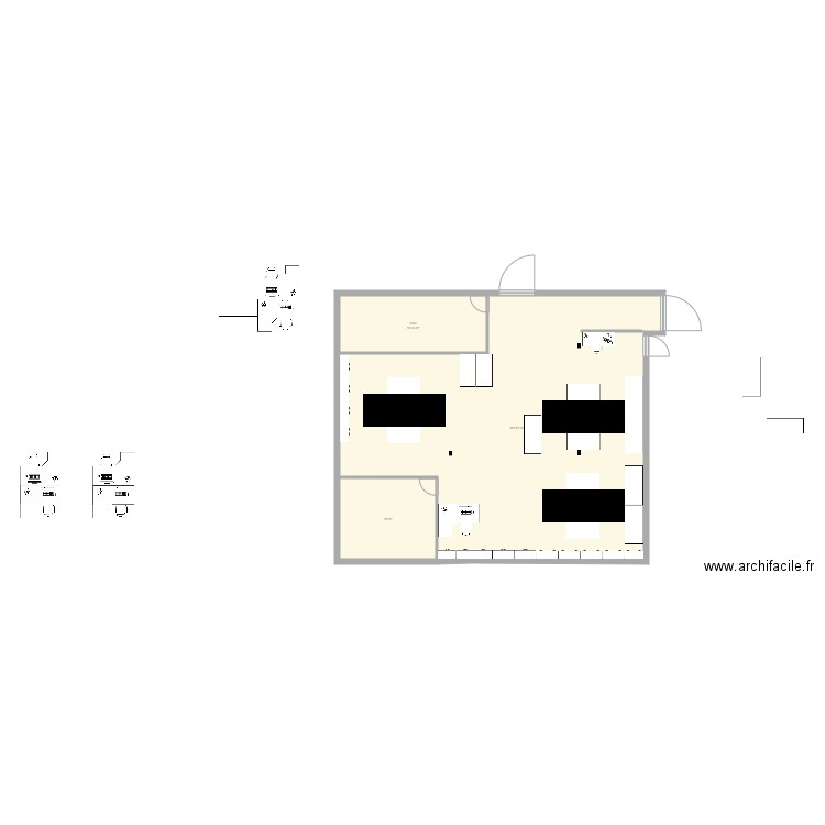 Réorganisation Service RD . Plan de 0 pièce et 0 m2