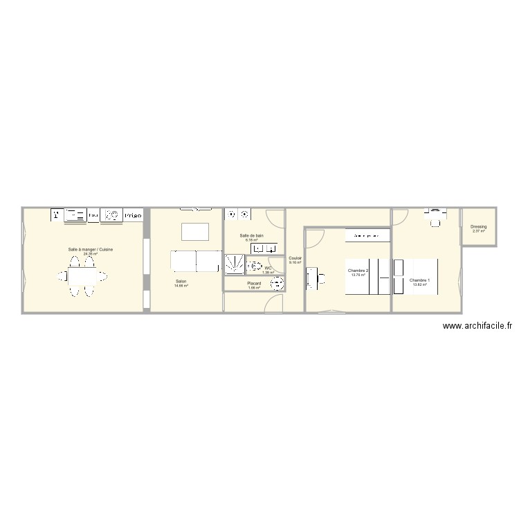 GS1 PROJETÉE. Plan de 0 pièce et 0 m2