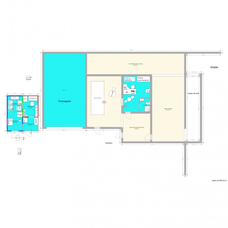 plan fromagerie stéphane neuf. Plan de 0 pièce et 0 m2