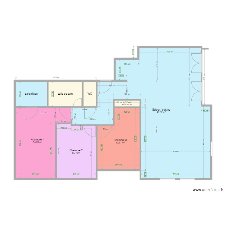 DUFRENE. Plan de 0 pièce et 0 m2