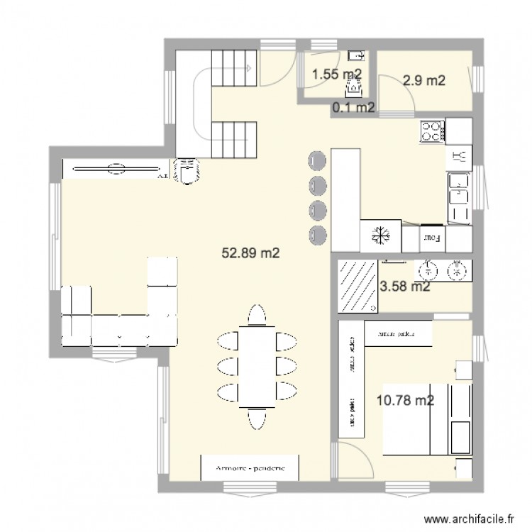 Maison Hanau. Plan de 0 pièce et 0 m2