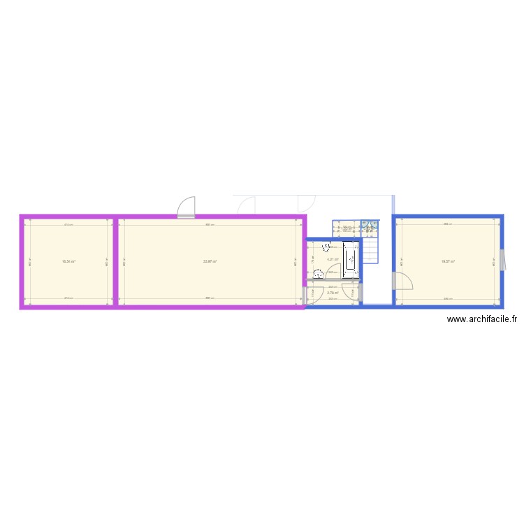 DOLE EXISTANT. Plan de 0 pièce et 0 m2