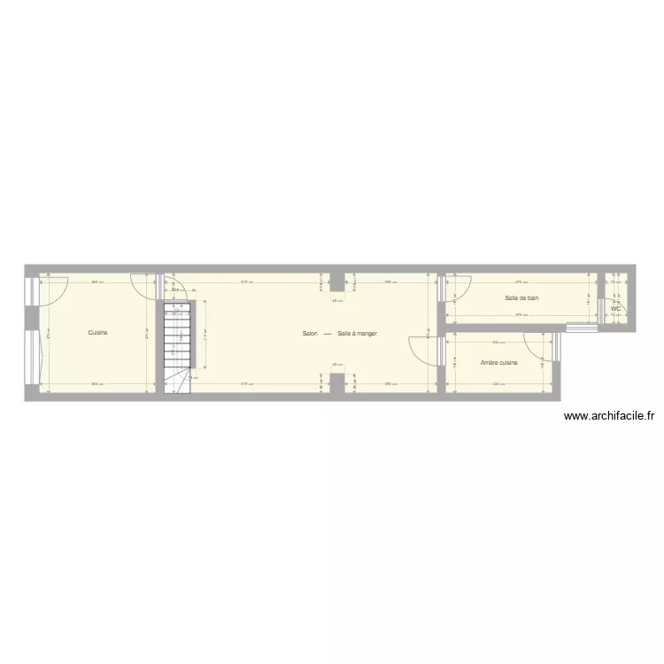 Rez de Chaussee. Plan de 