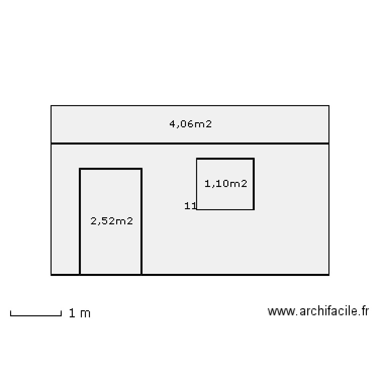 vue facade sud. Plan de 0 pièce et 0 m2