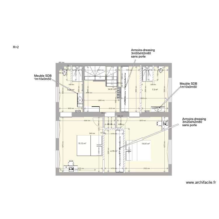 102 Etage 1 agencement. Plan de 102 Etage 1 agencement. Plan de