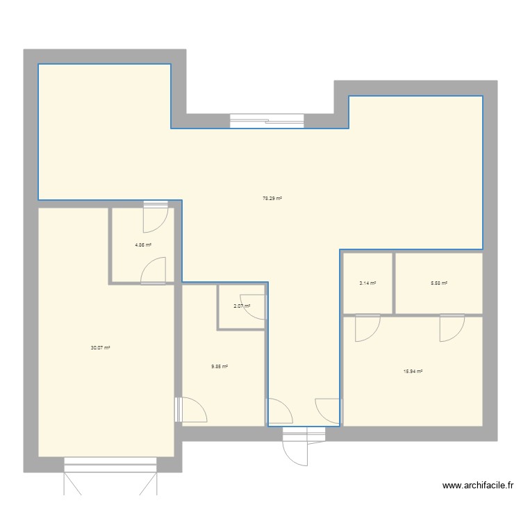 bierne. Plan de 0 pièce et 0 m2
