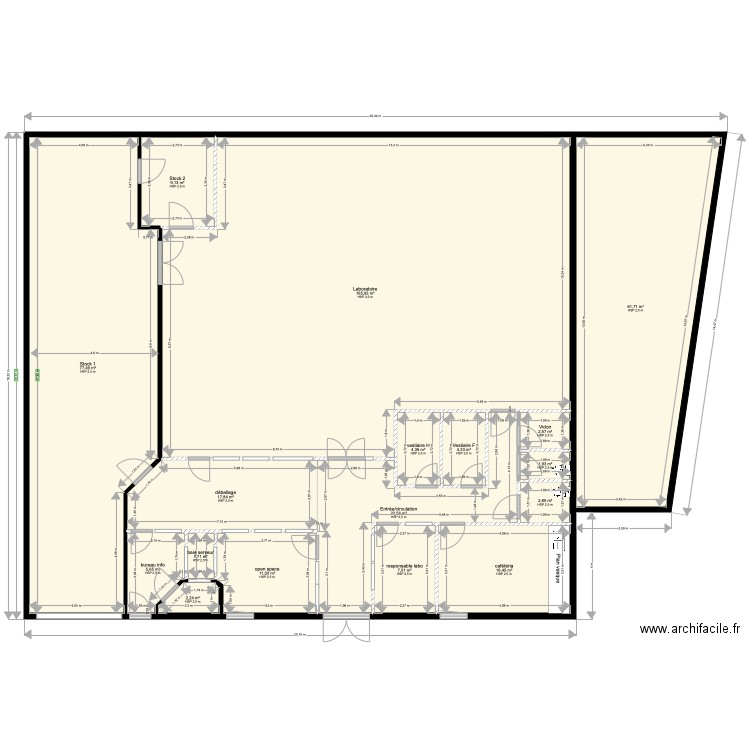 IESPM toiture. Plan de 0 pièce et 0 m2