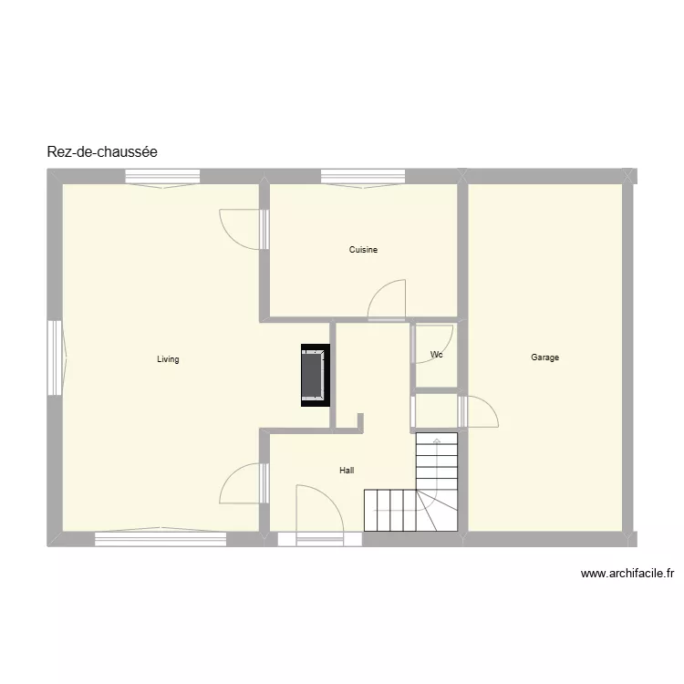 Volontaires 88 &eacute;tage. Plan de 